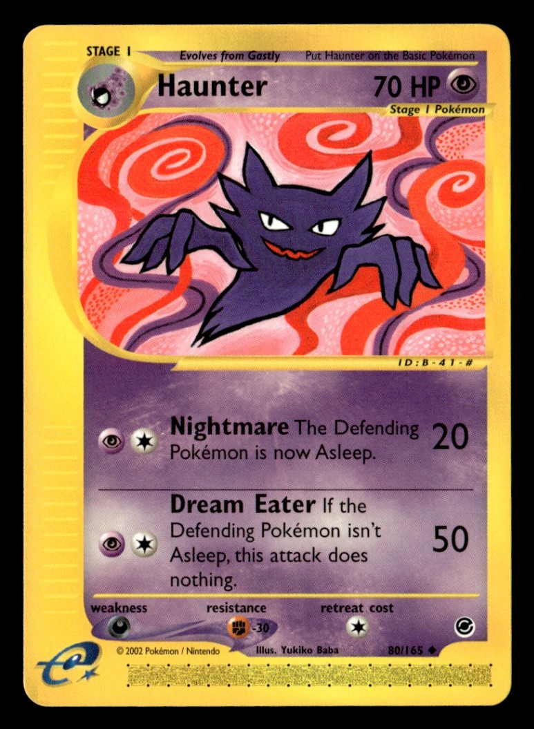 Haunter Uncommon Normal Expedition 080/165 NM Pokémon TCG