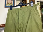 Vtg US MILITARY OG-107 SATEEN TROUSERS Type 1 33 x 32 Field Pants 1962 Vietnam