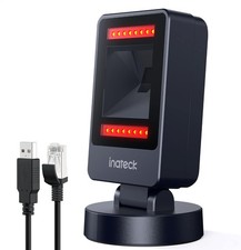Inateck Barcode Scanner, 1D/2D Presentation Scanner,Corded and Omni-Directional