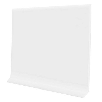 Proflex White Vinyl Wall Base - 5 Inch X 20 Ft - Peel & Stick Adhesive - Flex...