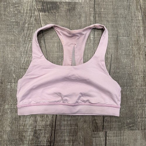 Lululemon Invigorate Sports Bra Faint Coral Pink Women’s Size 4 Athletic W2AHGS - Picture 2 of 9