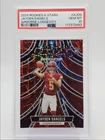 JAYDEN DANIELS 2024 ROOKIES & STARS AIRBORNE ROOKIE LONGEVITY RC PSA 10 Q0004
