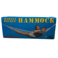 Vintage E-Z Sales Marina Double Hammock Made in USA Original California Boxed