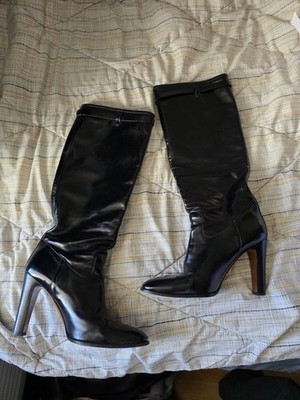 Christian Dior Empreinte Black Leather Boots EU 42