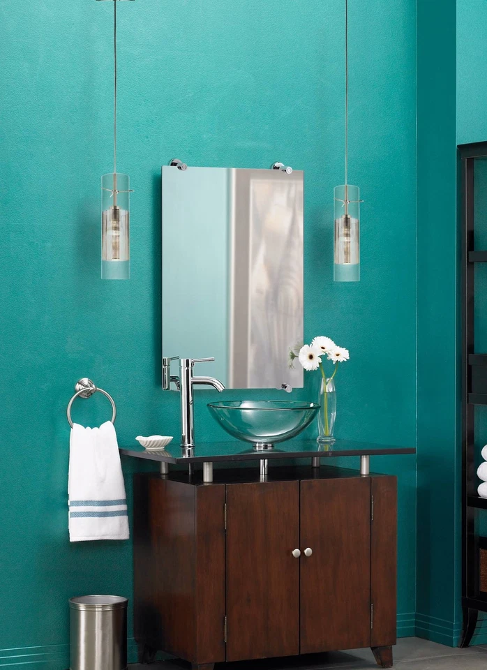 Espejo de pared Gatco Latitude 2 cromado pulido 22" x 32" Foto 2 de 2