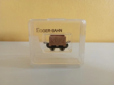EGGER-BAHN, Échelle HOe, Wagonnet Caisson sans chargement, dans sa boîte. - Photo 1/4