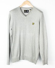 LYLE & SCOTT Men 15% Merino Wool Knit Sweater Jumper Size M