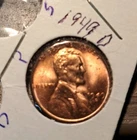 1949 D Lincoln Cent. Brilliant Red MS. Uncirculated.