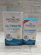 Nordic Naturals Ultimate Omega Lemon 1280mg Sealed Bottle 270 Softgels