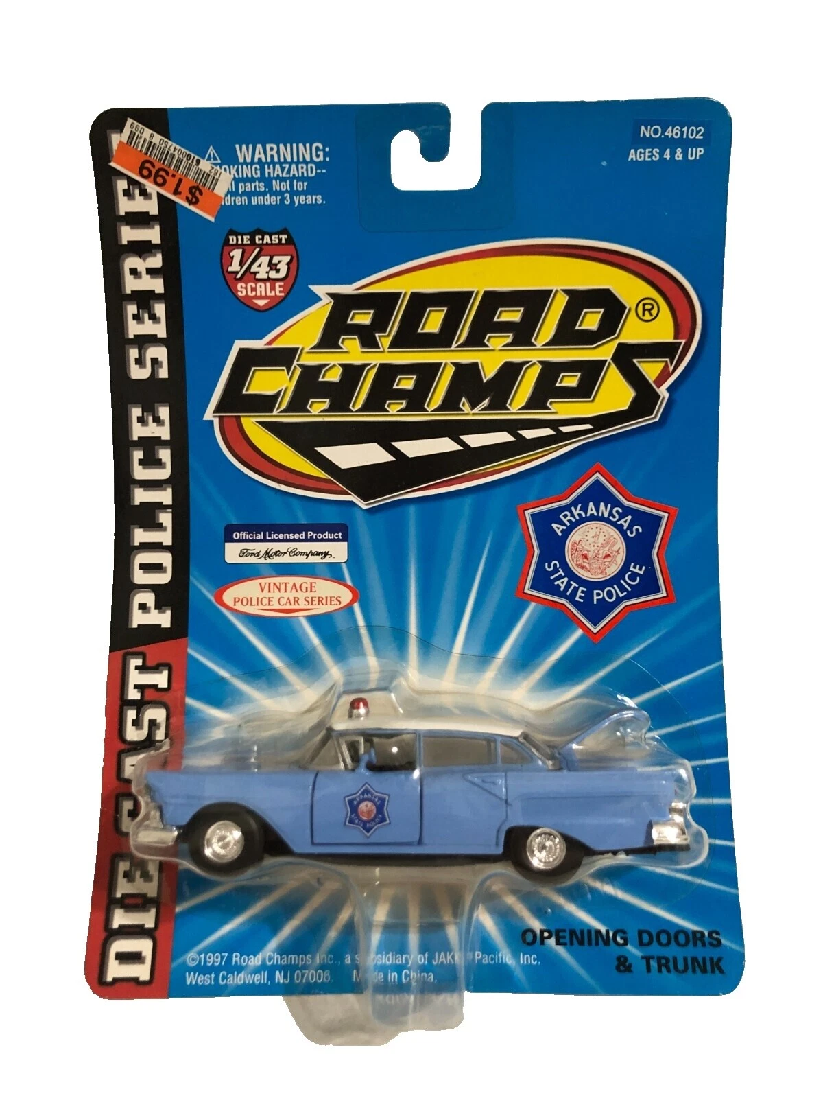 Fabricación de colección 1:43 Road Champs Diecast coches, camiones y camionetas