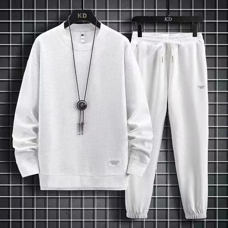Men's 2 Piece Set Sweatshirt Sweatpants Set Mens Sports Suit Tracksuit