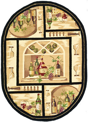 Safavieh Chelsea GOLD / MULTI 4'-6'' X 6'-6'' Oval Area Rug - HK254A-5OV