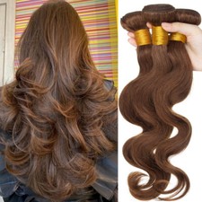 300g 1-3 Bundles Unprocessed Brazilian Virgin Human Hair Extensions Weave Weft