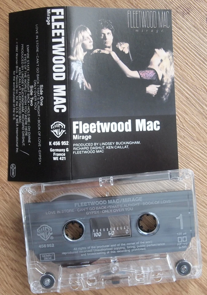 FLEETWOOD MAC - MIRAGE (WARNER K456952) 1990s EUROPE CASSETTE TAPE REISSUE - Image 2 of 3