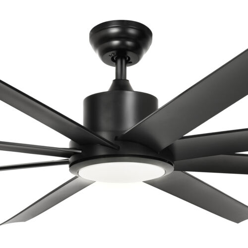 72'' Ceiling Fan with LED Light and Remote Modern Ceiling Fan 8 Blades w/6 Speed - Picture 11 of 11