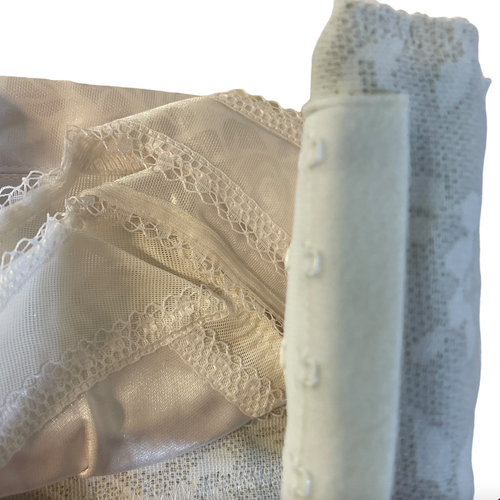 JCPenney Floral Lace Bra Comfort Cushion Strap Classic Figure 42C New White 2788 - Picture 11 of 13