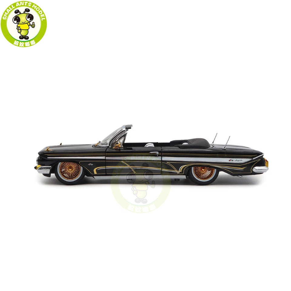 1/18 SUNSTAR Chevrolet 1961 IMPALA Lowrider Open Convertible Diecast Model Car - Изображение 3 из 4