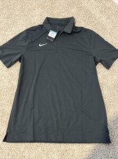 Nike Dry Franchise Short Sleeve Polo Size Medium Anthracite Mens CI4470-060 New
