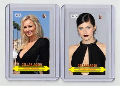 adriana tobacco Adriana Karembeu rare MH Cellar Aged #'d x/3 Tobacco card no. 9