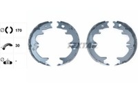 Textar 91059400 Bremsbacken-Satz, Handbremse FüR Daihatsu, Lexus, Toyota