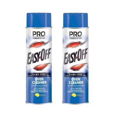 EASY-OFF ''Large'' 24 Oz. Professional Fume Free Oven Cleaner (2-Pack) BRAND NEW