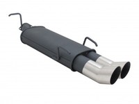 Novus Sportauspuff +Abe 2X90Mm D-T-M Stahl FüR Opel Vectra B-B/J96