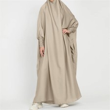 2024 Ramadan Women Muslim Long Dress Islamic Abaya Dubai Burqa Hooded Party Robe