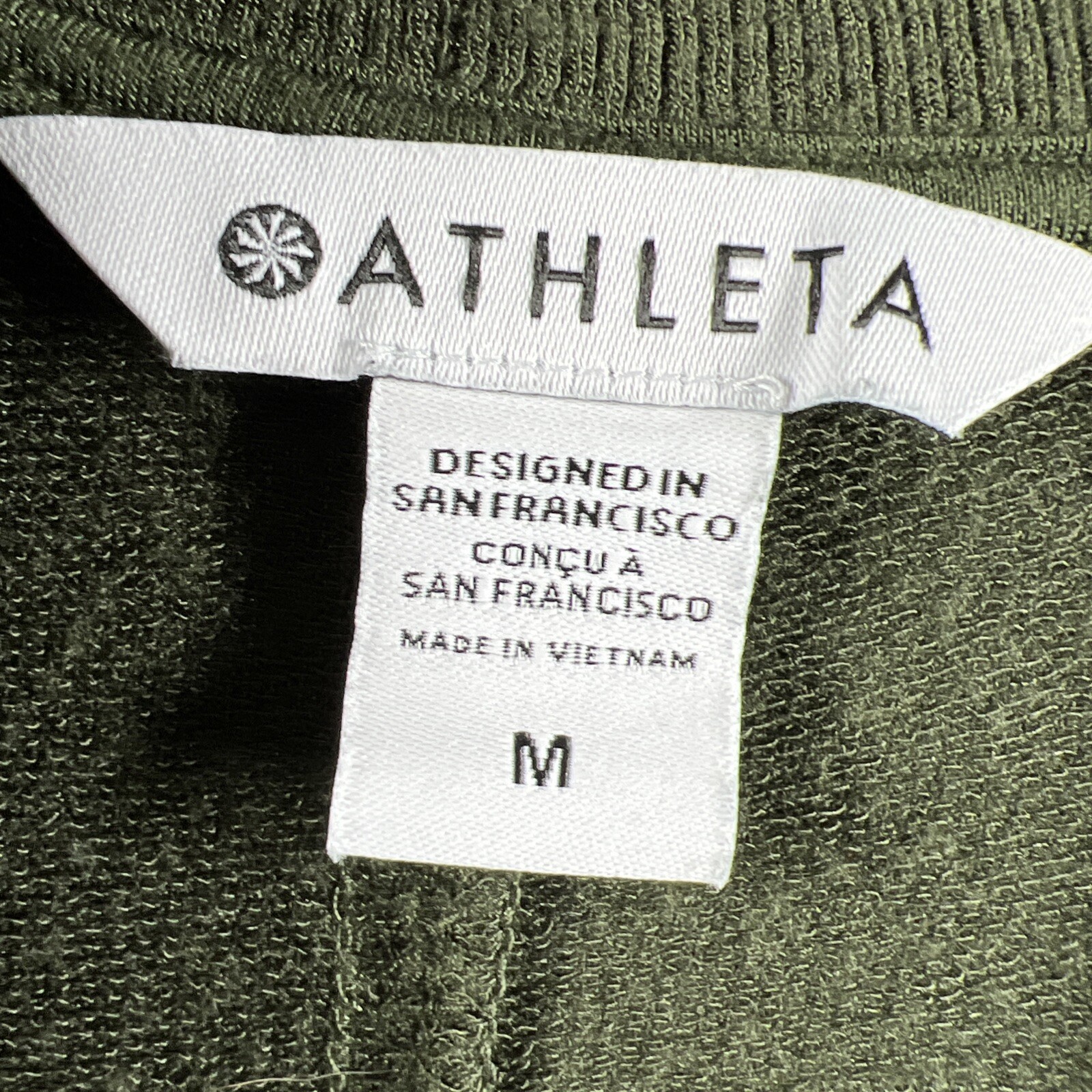 Athleta Women's Jacket Size Medium Solid Green Th… - image 3