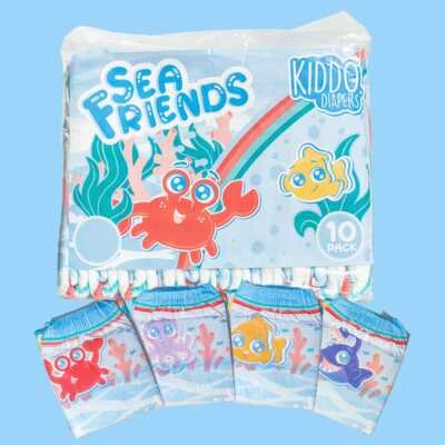 Kiddo Sea Friends - Adult Diaper Nappy