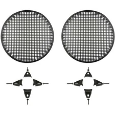 The Install Bay 85-9010 Universal 10" Waffle Grille for Car Audio Speaker (pair)