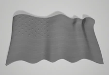 3d Model Stl File for CNC Router Laser and 3D American Flag3 Model