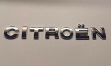 New Chrome 3D Self-adhesive Car Letters badge emblem sticker Spelling CITROEN