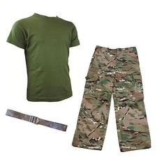 Kids Pack 1 HMTC MTP / MultiCam Match - Army Camo Fancy Dress Outfit  BELT