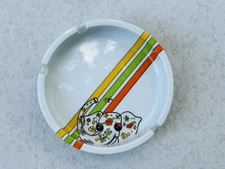 Gant Gaither Zoophisticates Ashtray Pop Art Multi Colored Elephant 70's VTG 4.5"