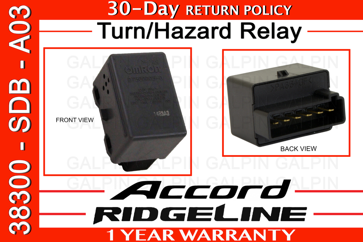 NEW GENUINE HONDA TURN SIGNAL & HAZARD LIGHT RELAY 38300-SDB-A03