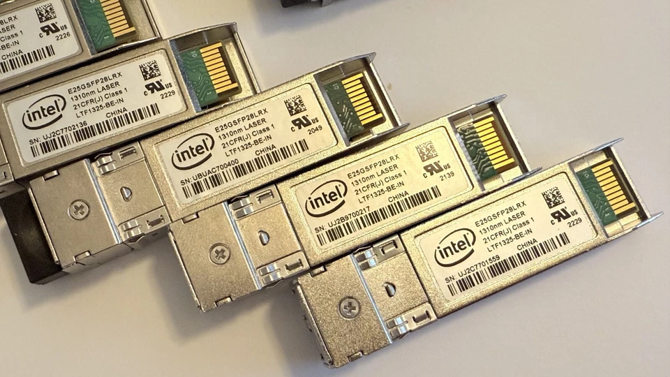 LOTE de 21 piezas INTEL E25GSFP28LRX Foto 4 de 4
