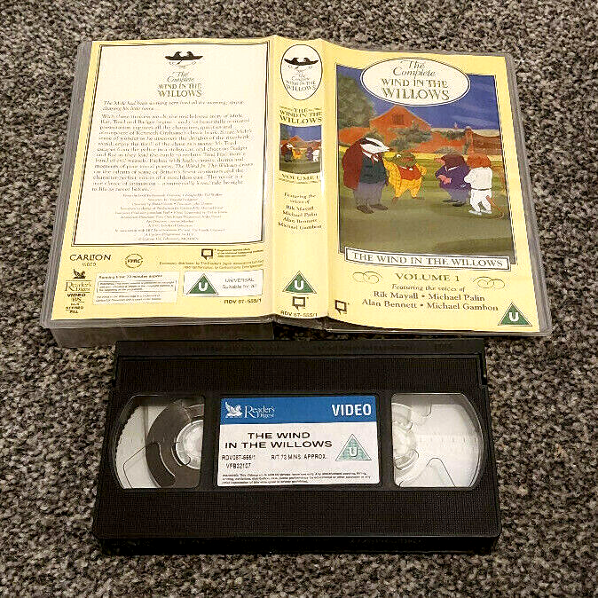 THE COMPLETE WIND IN THE WILLOWS VOLUME 1 PAL VHS VIDEO KIDS CHILDREN ...