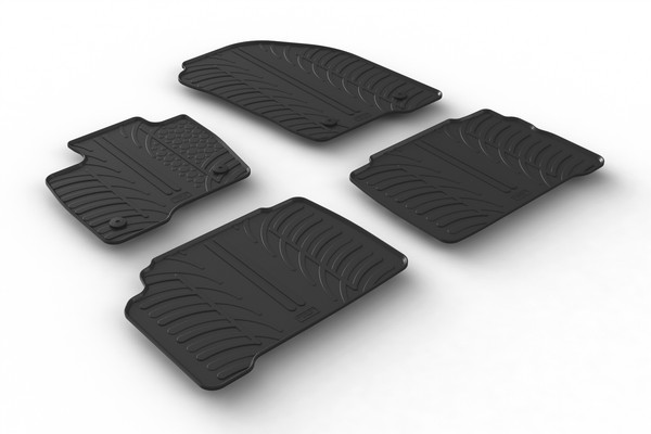 Design Gummi FußMatten Passend FüR Ford S-Max 09.2015> Passform Gummimatten-image