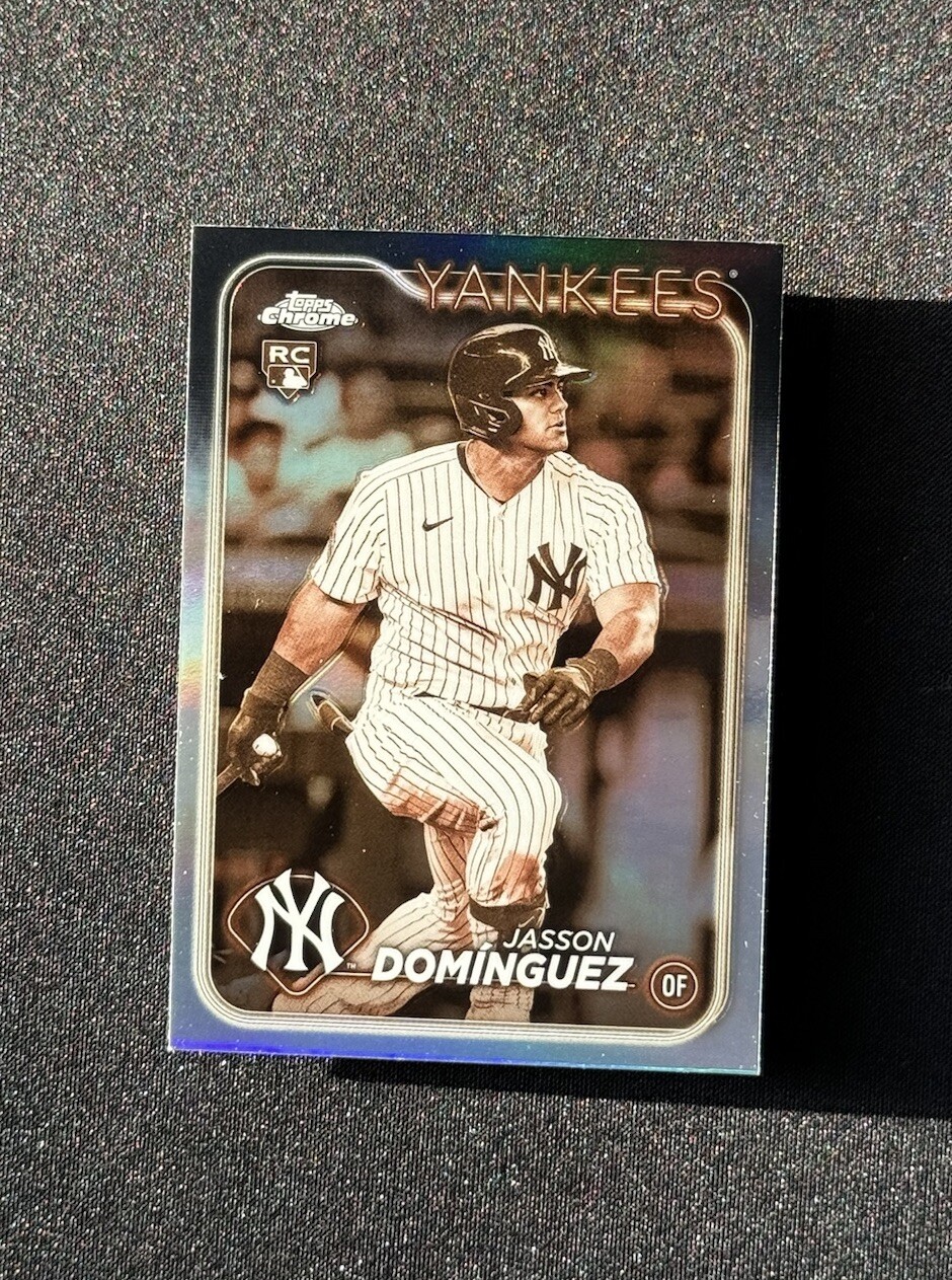 2024 Topps Chrome #89 Jasson Dominguez Sepia Refractor RC New York Yankees