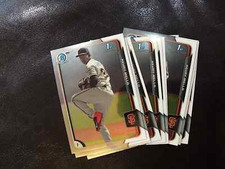 2015 Bowman BCP136 Keury Mella 10 count all chrome lot San Francisco Giants