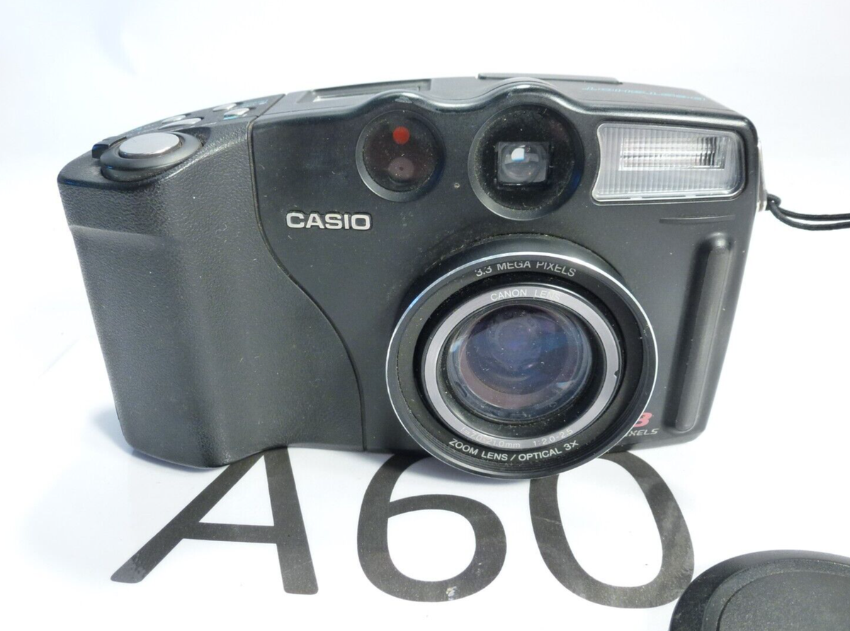 Casio Digital Camera QV-3500EX 3.3MP Black Tested refm | eBay UK