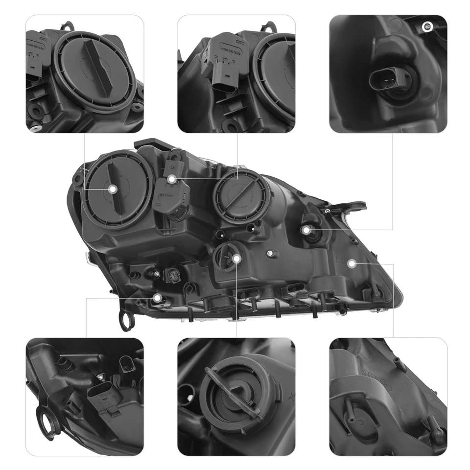 For 07-12 Mercedes-Benz GL350 GL450 GL550 Headlight Halogen Headlamp Driver Side - Изображение 4 из 4