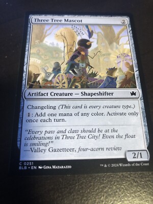 MTG Magic The Gathering: Three Tree Mascot #0251  Bloomburrow NM