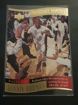 1997-98 Upper Deck Memorable Moments Dennis Rodman Bulls Jordan Kobe Doncic NBA
