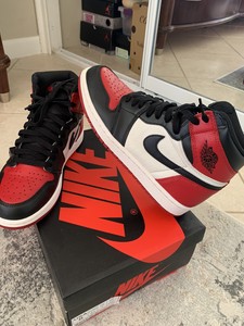 jordan 1 bred toe used