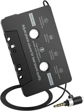 Car Cassette Aux Adapter with Microphone,  Cable Audio Cassette Tape Adapter
