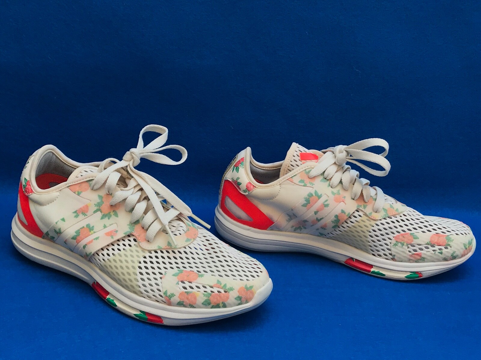adidas floral tennis shoes