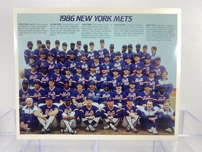 8x10 Vintage Photo 1986 NEW YORK METS World Series Champions | eBay