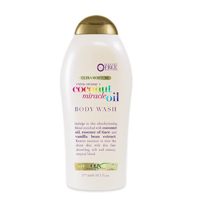 OGX Extra Creamy + Coconut Miracle Oil Ultra Moisture Body Wash 19.5 Oz
