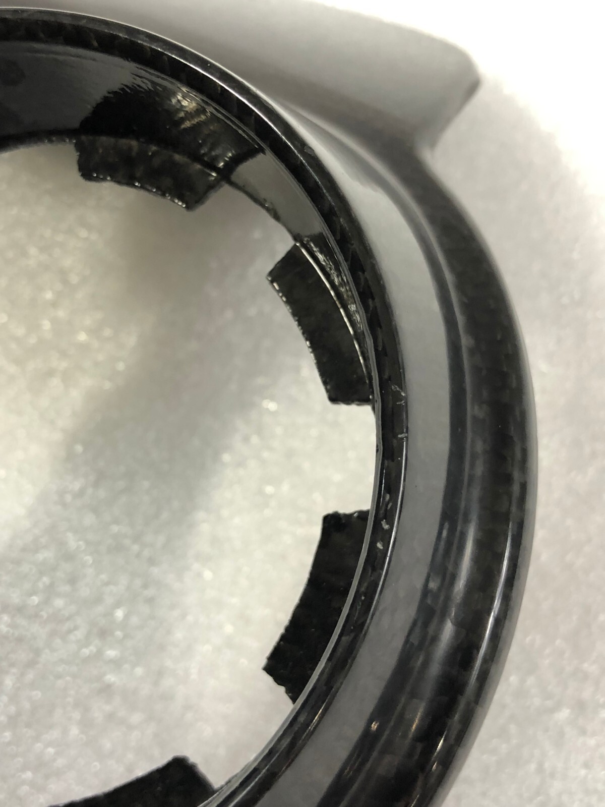 Ferrari F430, Carbon Fiber Center Radio Dash Bezel, Used Aftemarket P/N 68648300